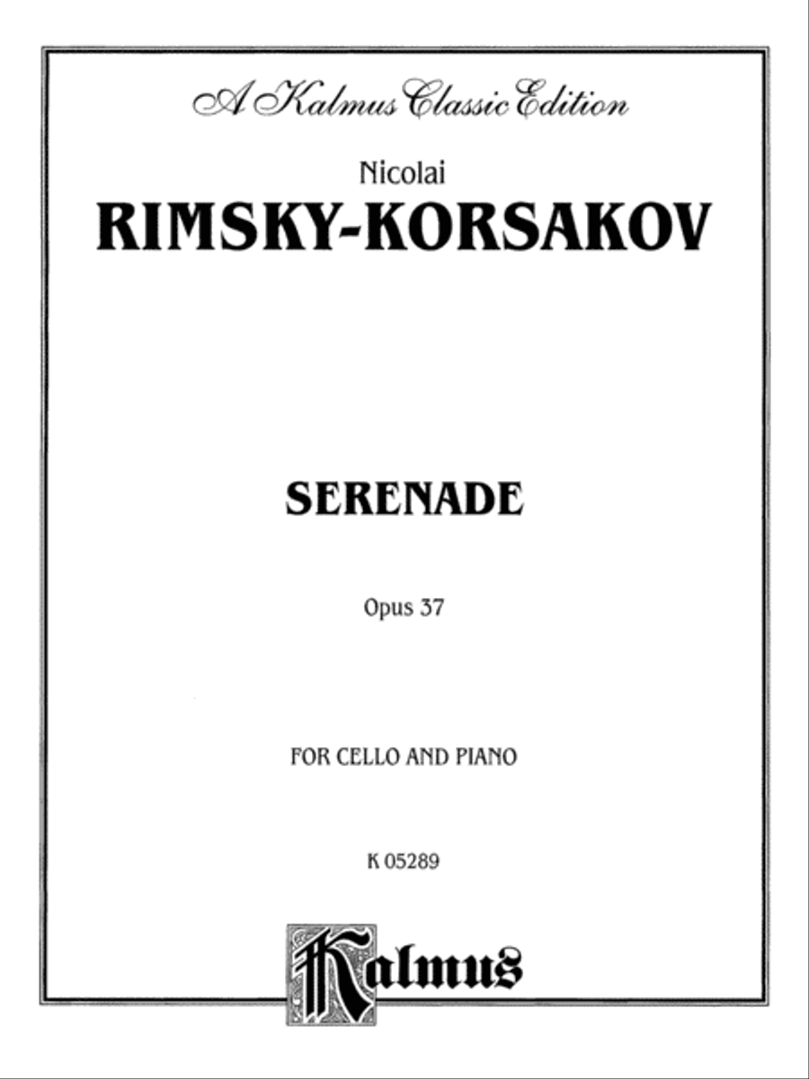 Serenade Op. 37 - Cello And Piano Small Ensemble scores gallery preview page 2