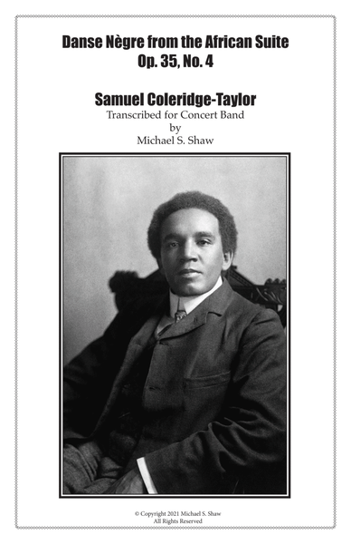 Coleridge-Taylor Danse Negre from the African Suite Op. 34, No. 4 transcribed for Concert Band by Mi image number null