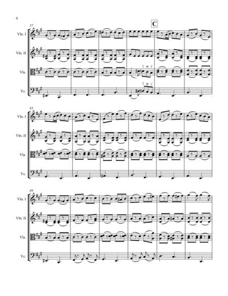 Jack Tar (March) for String Quartet image number null