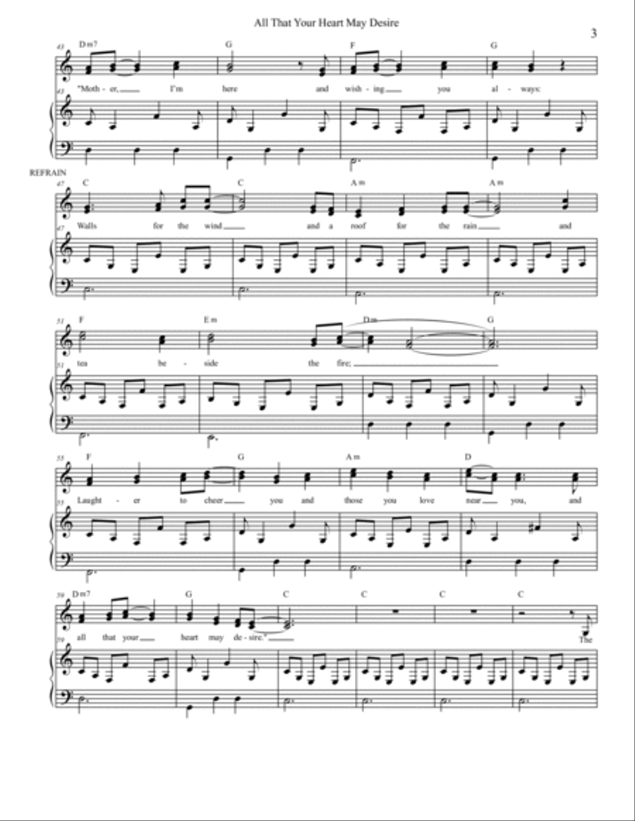 All That Your Heart May Desire Electric Guitar scores gallery preview page 3