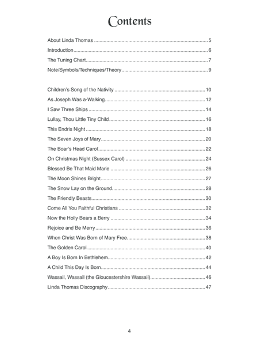An Old English Christmas for Hammered Dulcimer Hammered Dulcimer scores gallery preview page 5
