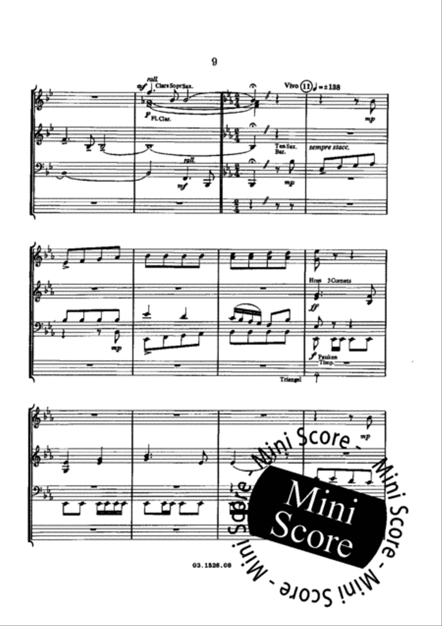 Limburg Fantasie Concert Band scores gallery preview page 11