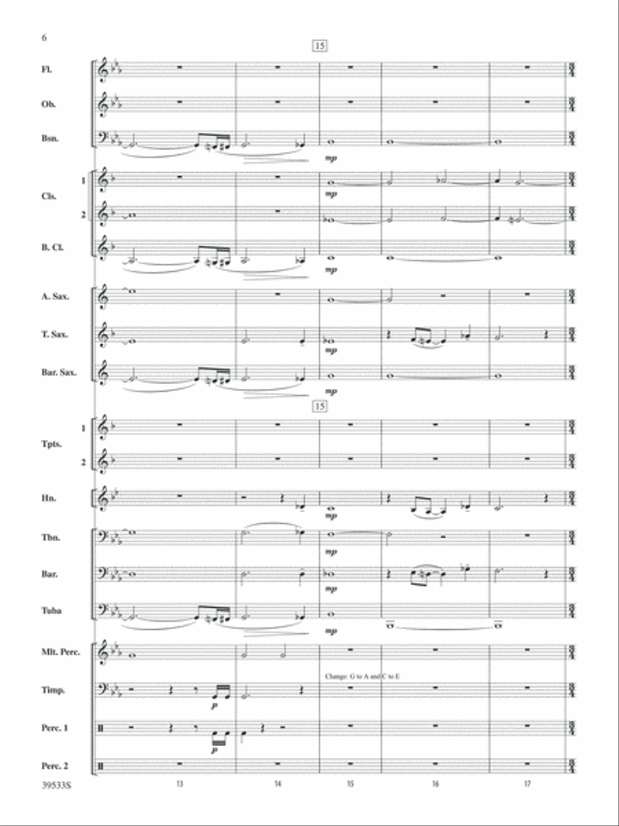 Dark Shadows (from the Original Motion Picture Soundtrack): Score Concert Band scores gallery preview page 6