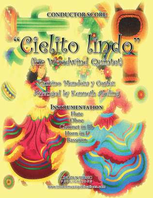 Book cover for Cielito lindo (for Woodwind Quintet)