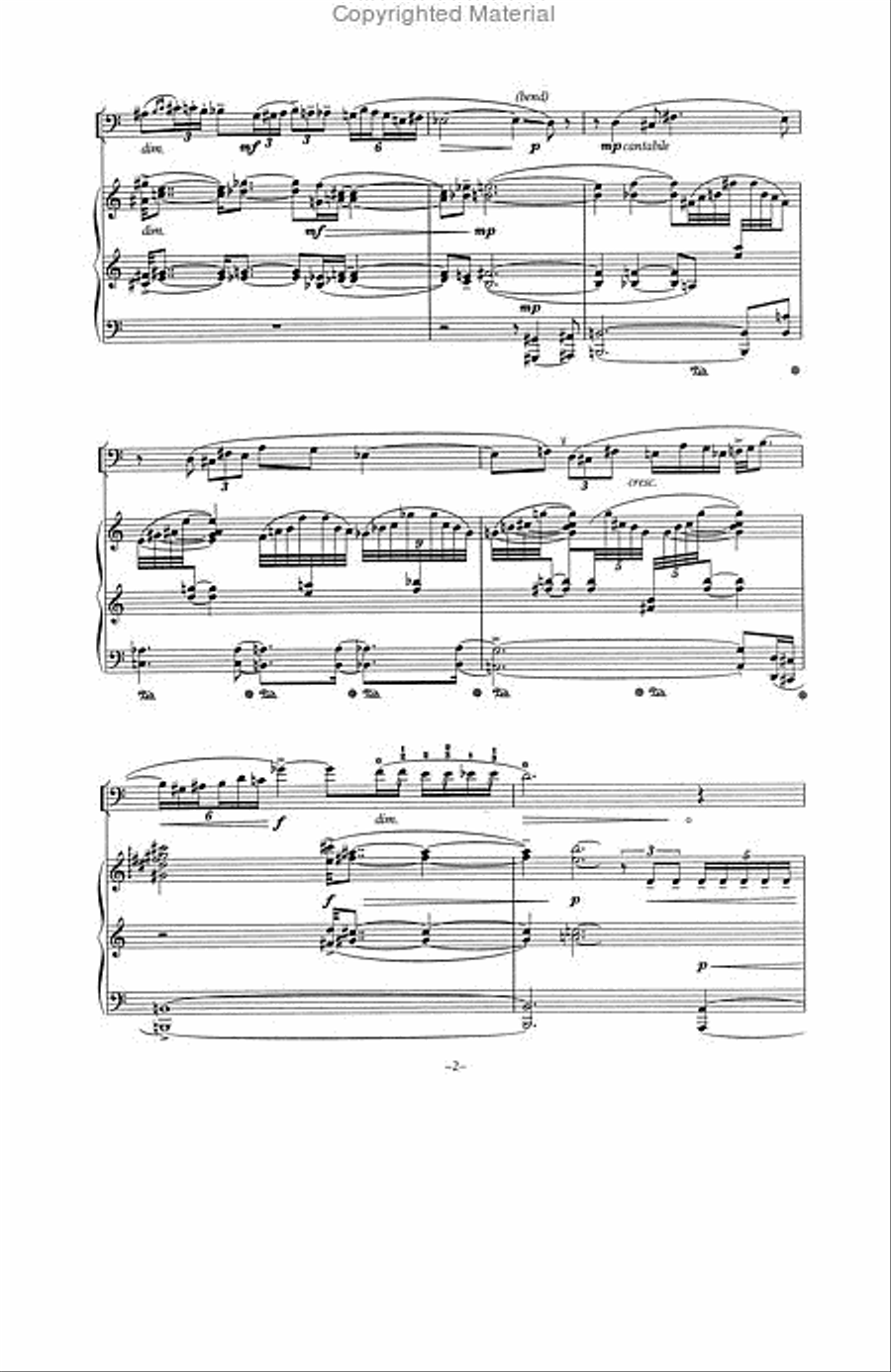 Concert Variations Concert Variations Euphonium scores gallery preview page 3