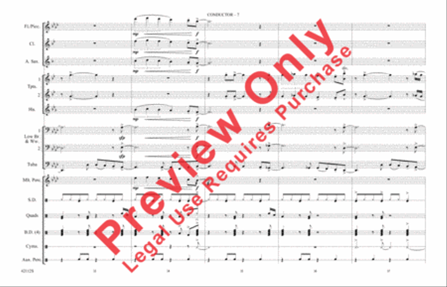 Strutter Marching Band scores gallery preview page 8