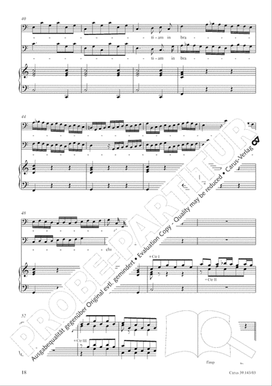 Magnificat in C major 4-Part scores gallery preview page 19