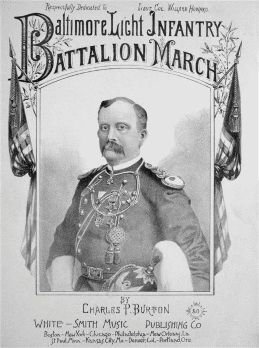 Baltimore Light Infantry Batalion March Piano Solo scores gallery preview page 1