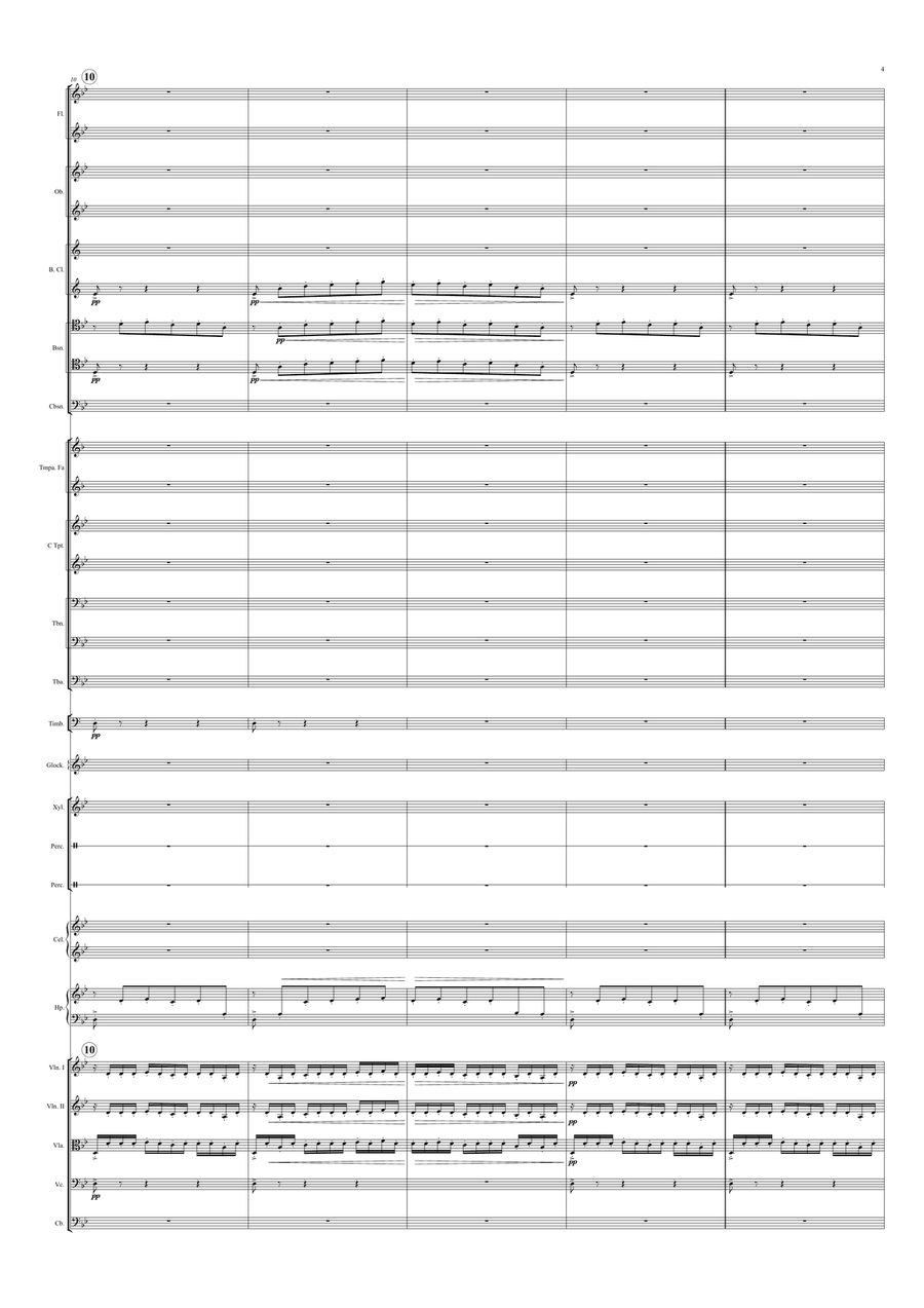Asturias (Leyenda) - I. Albeñiz - For Full Orchestra (Full Score and Parts) Chamber Orchestra scores gallery preview page 5