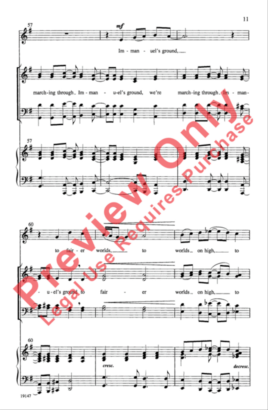 Marchin' on Up 4-Part scores gallery preview page 11