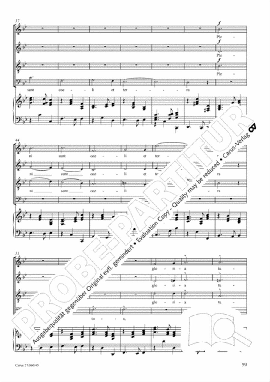 Messe a quatre voix 4-Part scores gallery preview page 60