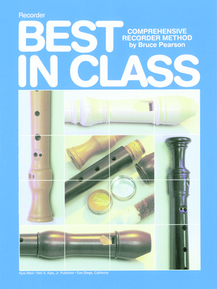 Book cover for Best in Class Recorder Method