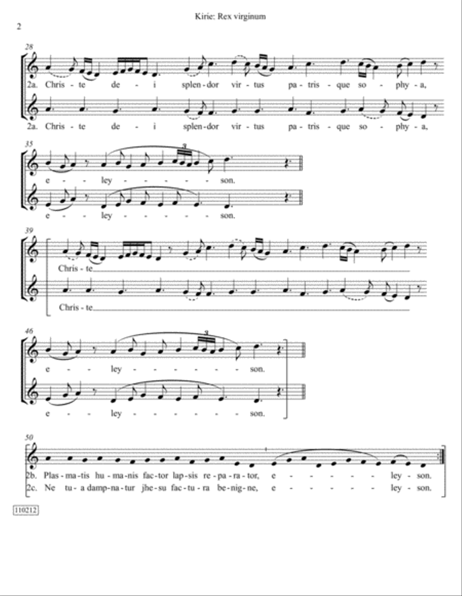 Kyrie: Rex virginum amator from Anonymous 4: 