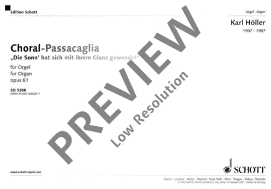 Chorale-Passacaglia Chorale-Passacaglia Organ scores gallery preview page 2