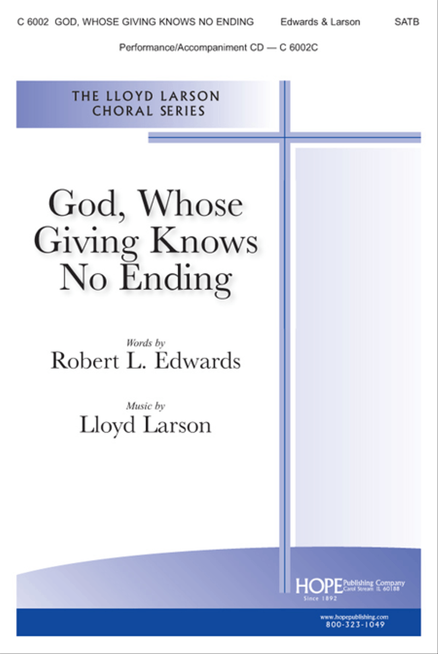 God, Whose Giving Knows No Ending 4-Part scores gallery preview page 1