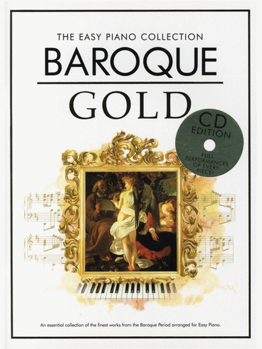 Easy Piano Collection Baroque Gold Book/CD
