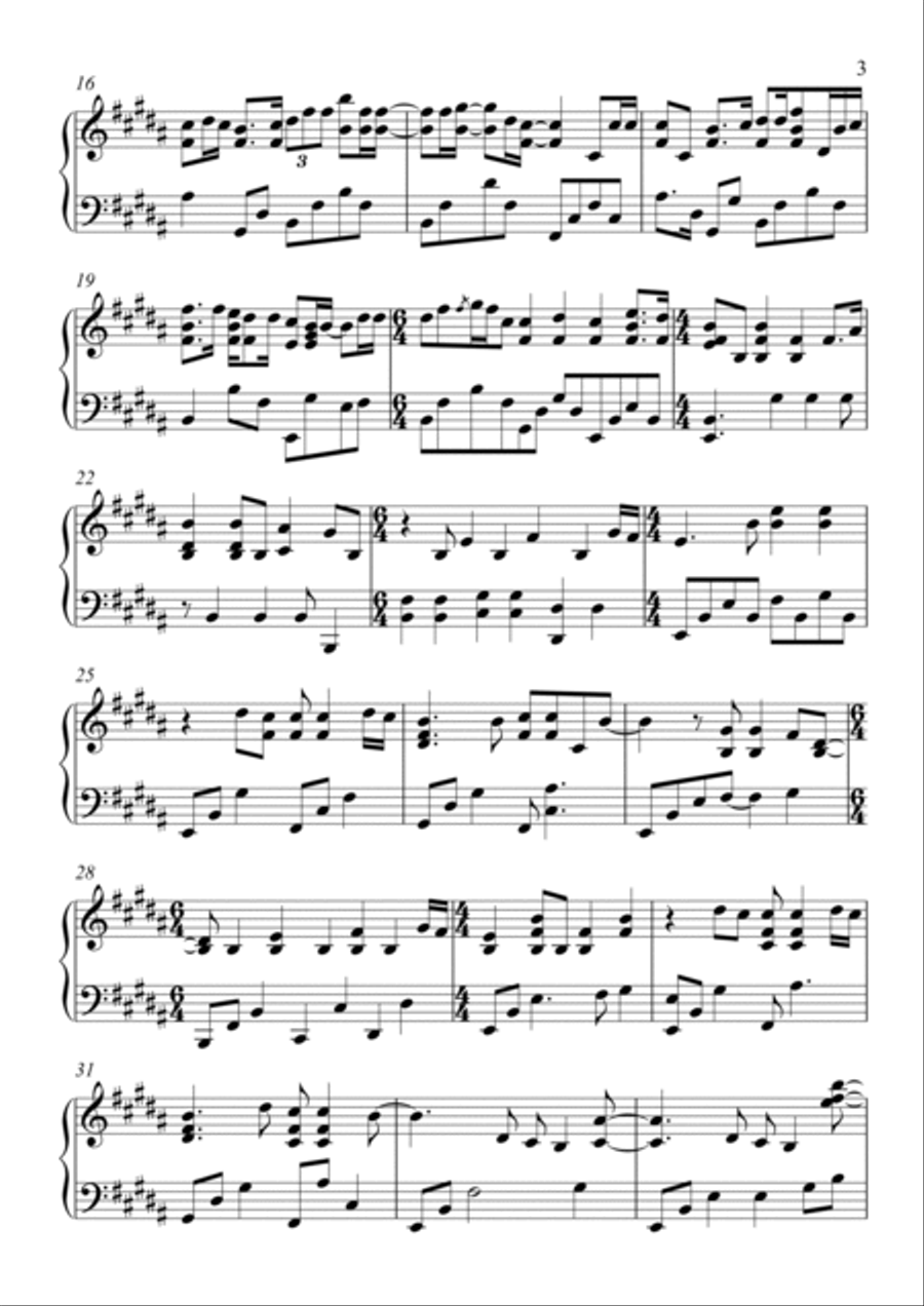 Samson Piano Solo scores gallery preview page 3
