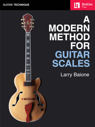 Book cover for A Modern Method for Guitar Scales