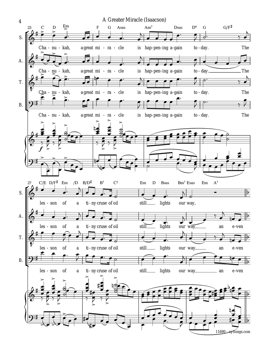 A Greater Miracle 4-Part scores gallery preview page 4