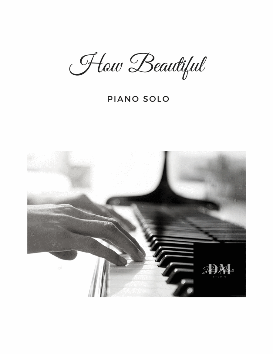 How Beautiful How Beautiful Piano Solo scores gallery preview page 1