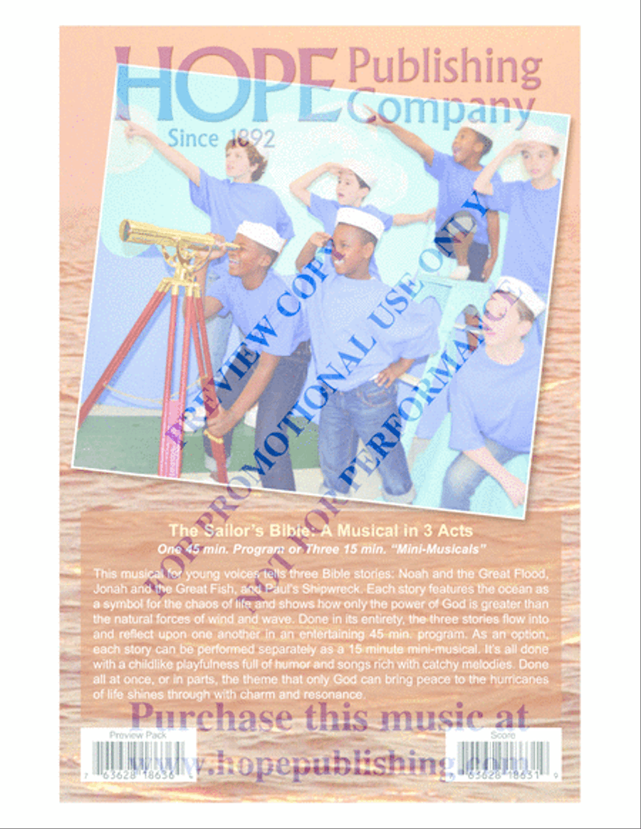 Sailor's Bible Children's Choir scores gallery preview page 101