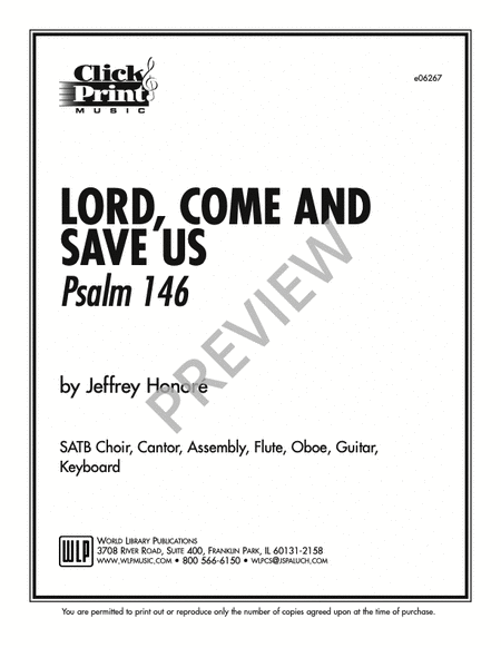 Lord, Come and Save Us