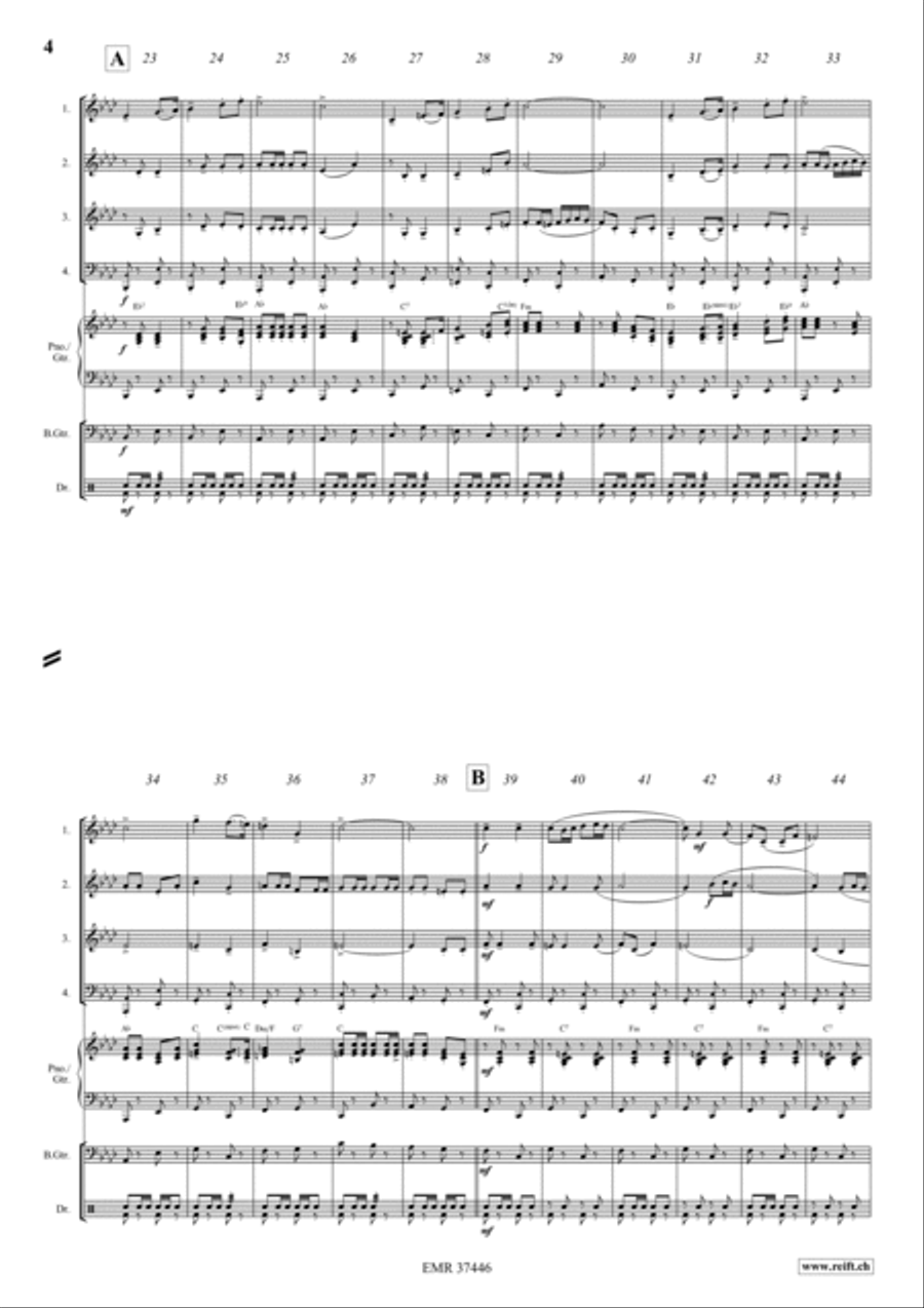 Rayo Del Sol Rayo Del Sol Woodwind Quartet scores gallery preview page 3