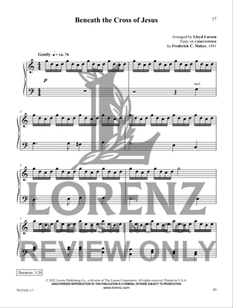 Wondrous, Redeeming Love Piano Solo scores gallery preview page 13