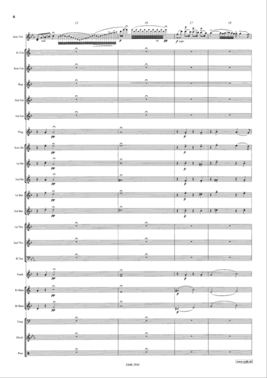 Zigeunerweisen Brass Band scores gallery preview page 7