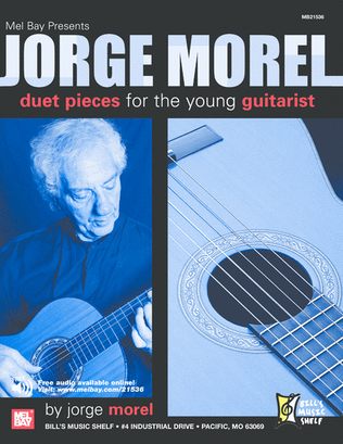 Book cover for Jorge Morel: Duet Pieces for the Young Guitarist
