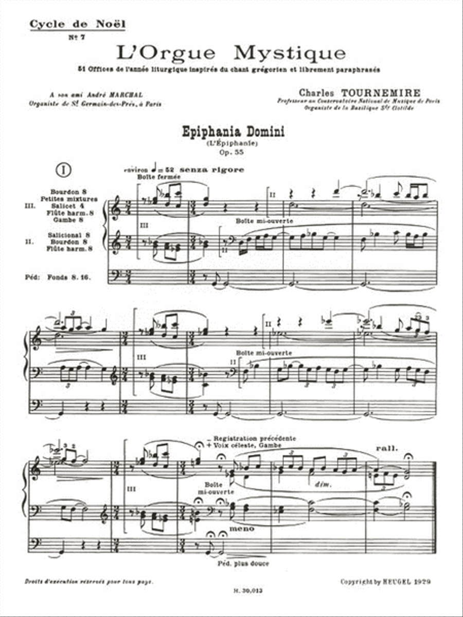 L'orgue Mystique Vol.7: Epiphania Domini (organ) Organ scores gallery preview page 2