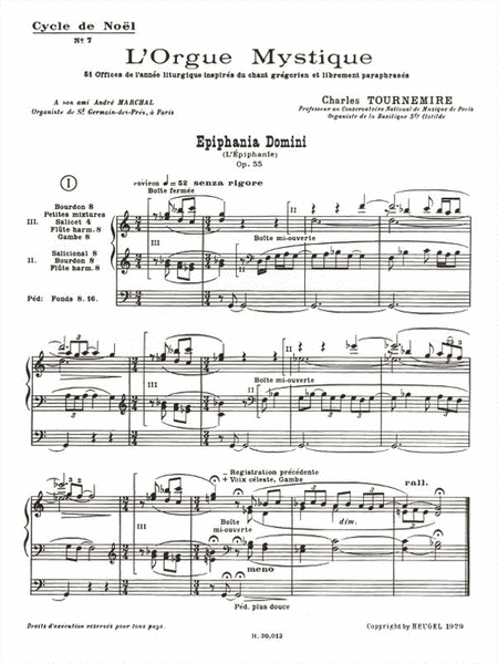 L'orgue Mystique Vol.7: Epiphania Domini (organ)