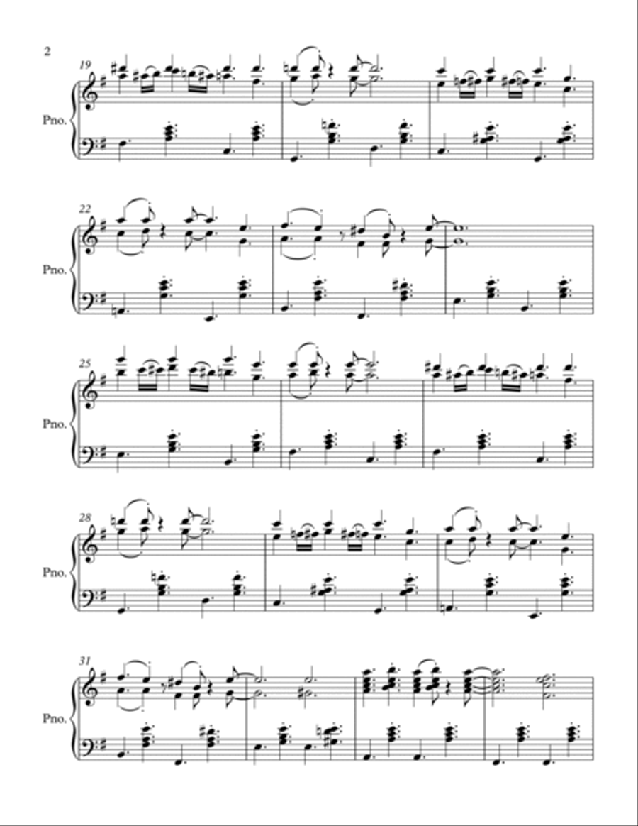 Riches to Rags Piano Solo scores gallery preview page 2