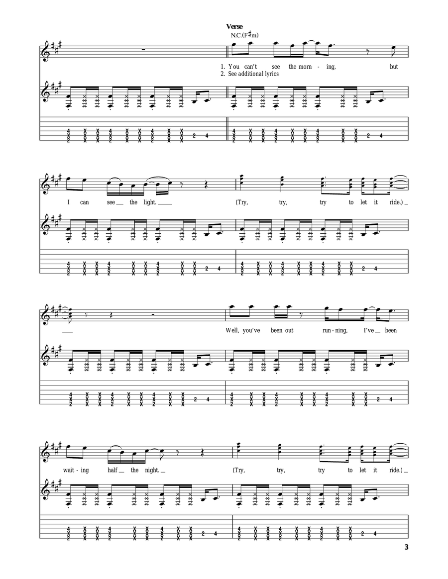Let It Ride Acoustic Guitar scores gallery preview page 3