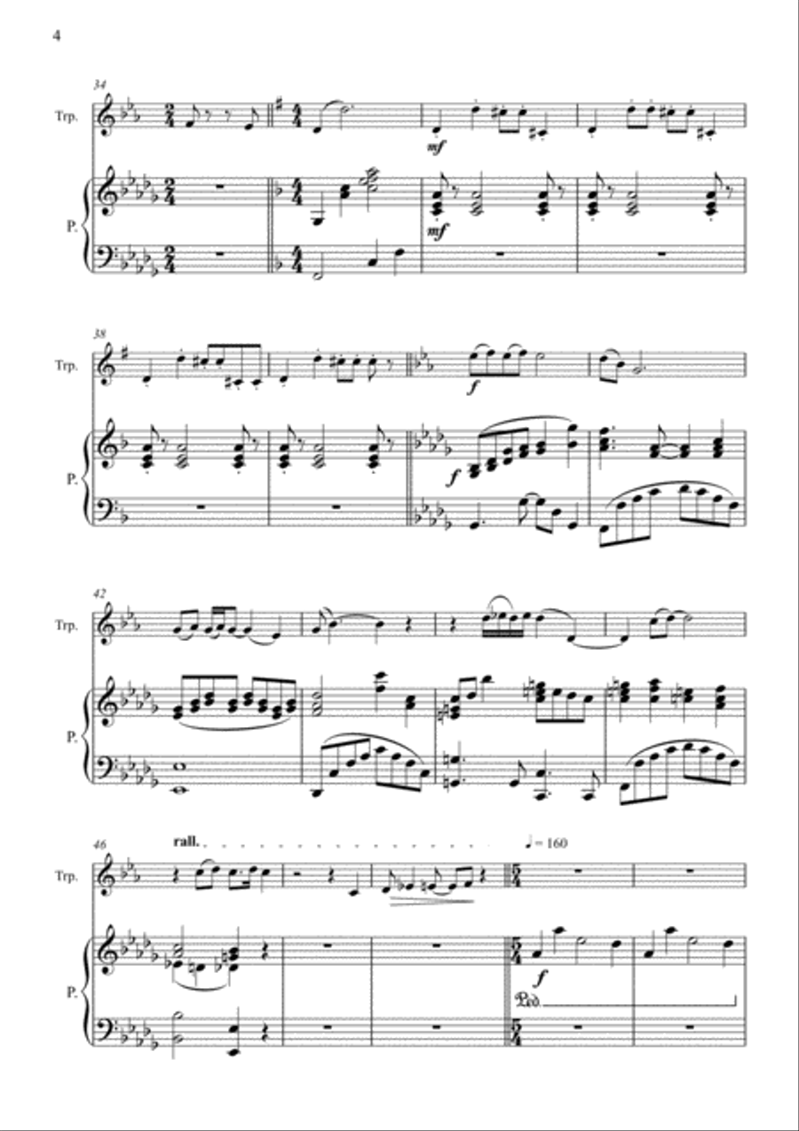 Pure Imagination Trumpet Solo scores gallery preview page 4