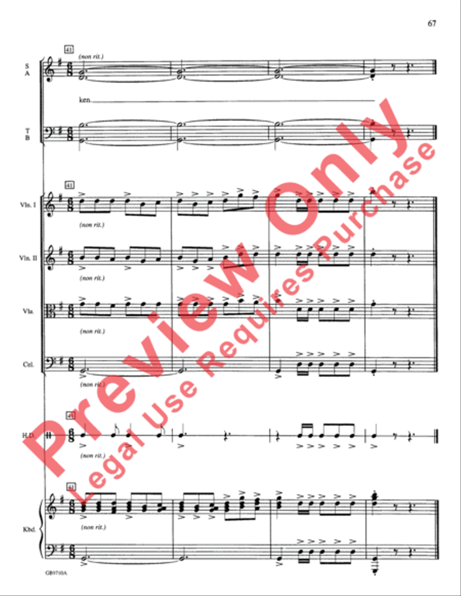 A Festival of Lessons and Carols Choir scores gallery preview page 68