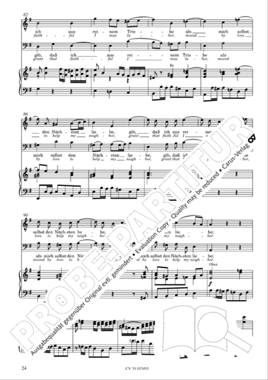 Lord Jesus Christ, in thee alone (Allein zu dir, Herr Jesu Christ) ATB scores gallery preview page 25
