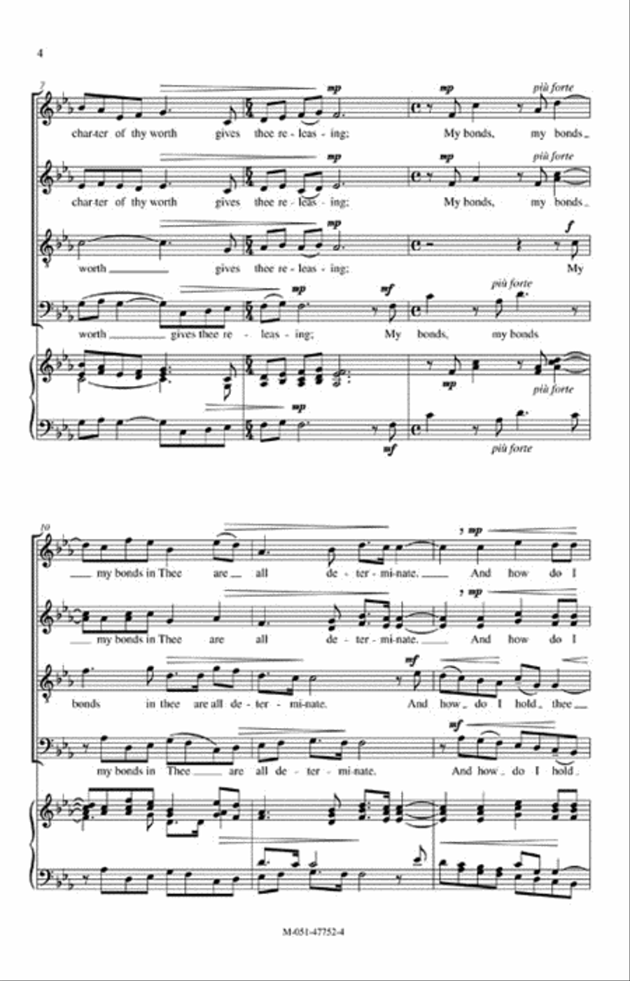 Farewell! Thou Art Too Dear for My Possessing 4-Part scores gallery preview page 3