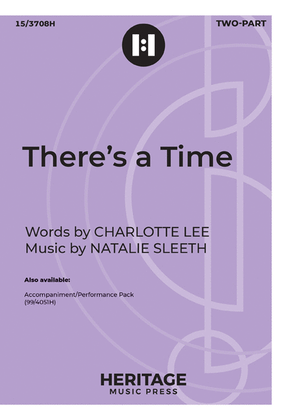 Book cover for There's a Time