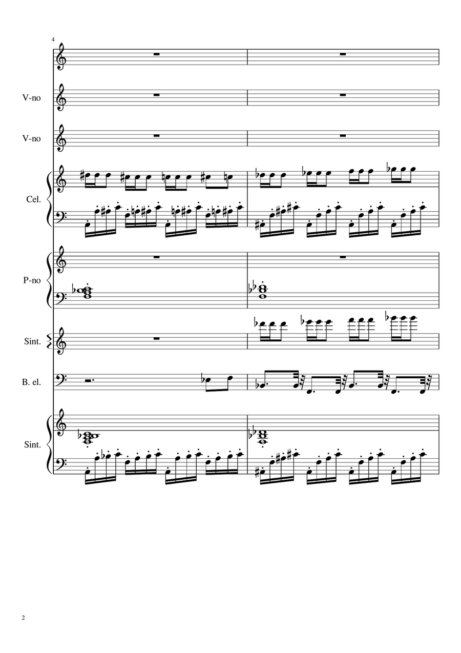 миллион алых роз Millions Of Scarlet Roses Million Alych Roz - Score Only Concert Band scores gallery preview page 2