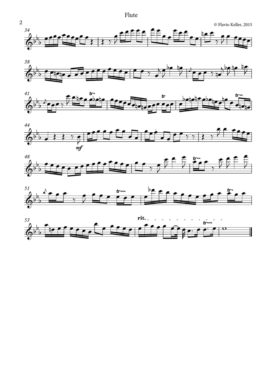 Organ chorale prelude 