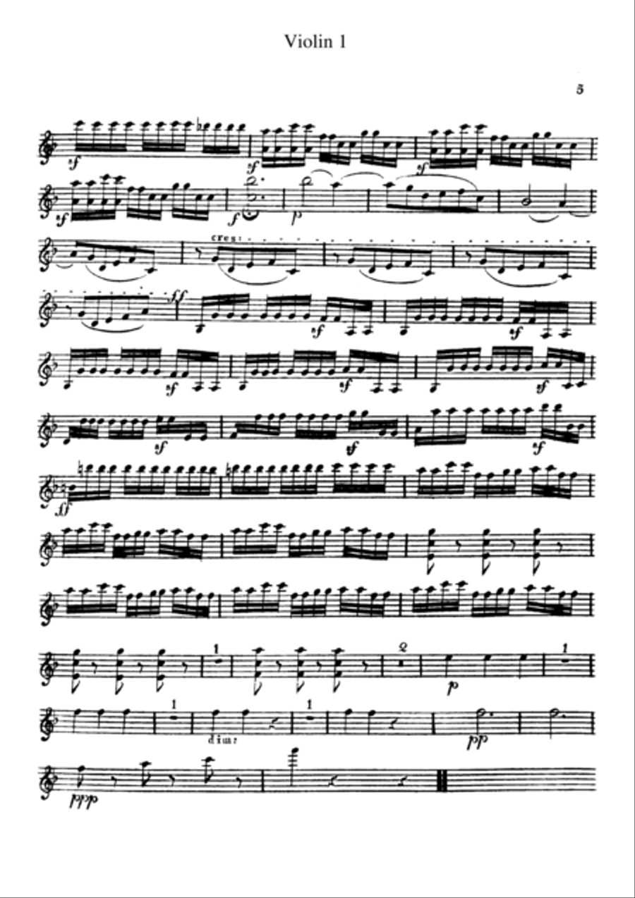 Beethoven Symphony No.8 all mvts. for String Quintet, CB092 String Quintet scores gallery preview page 5