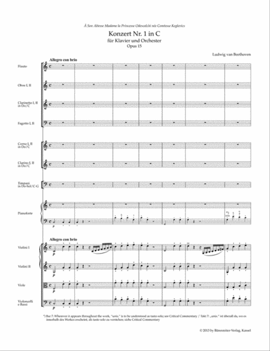 The Five Piano Concertos The Five Piano Concertos Orchestra scores gallery preview page 2