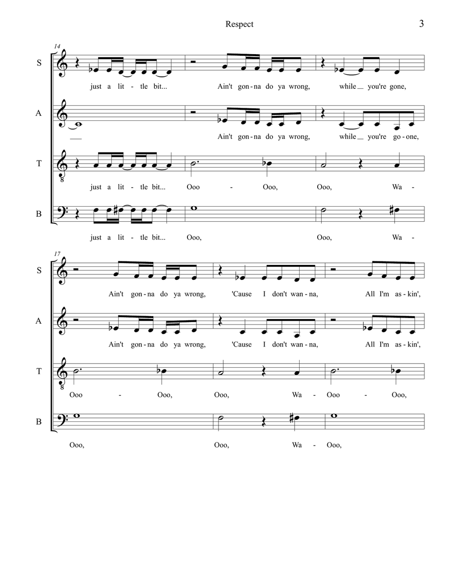 Respect 4-Part scores gallery preview page 3