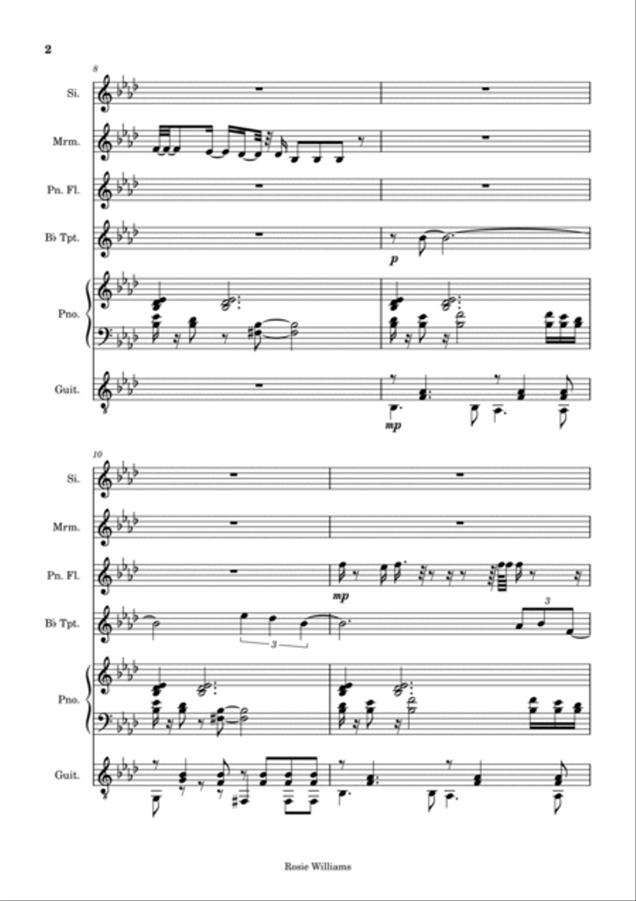 Summertime Jazz Ensemble scores gallery preview page 3