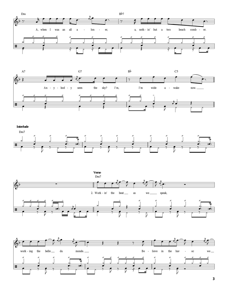 Hump De Bump Drum Set scores gallery preview page 3