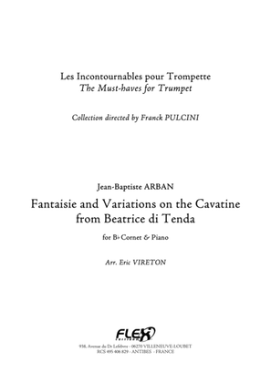 Book cover for Fantaisie and Variations on the Cavatina from Beatrice di Tenda