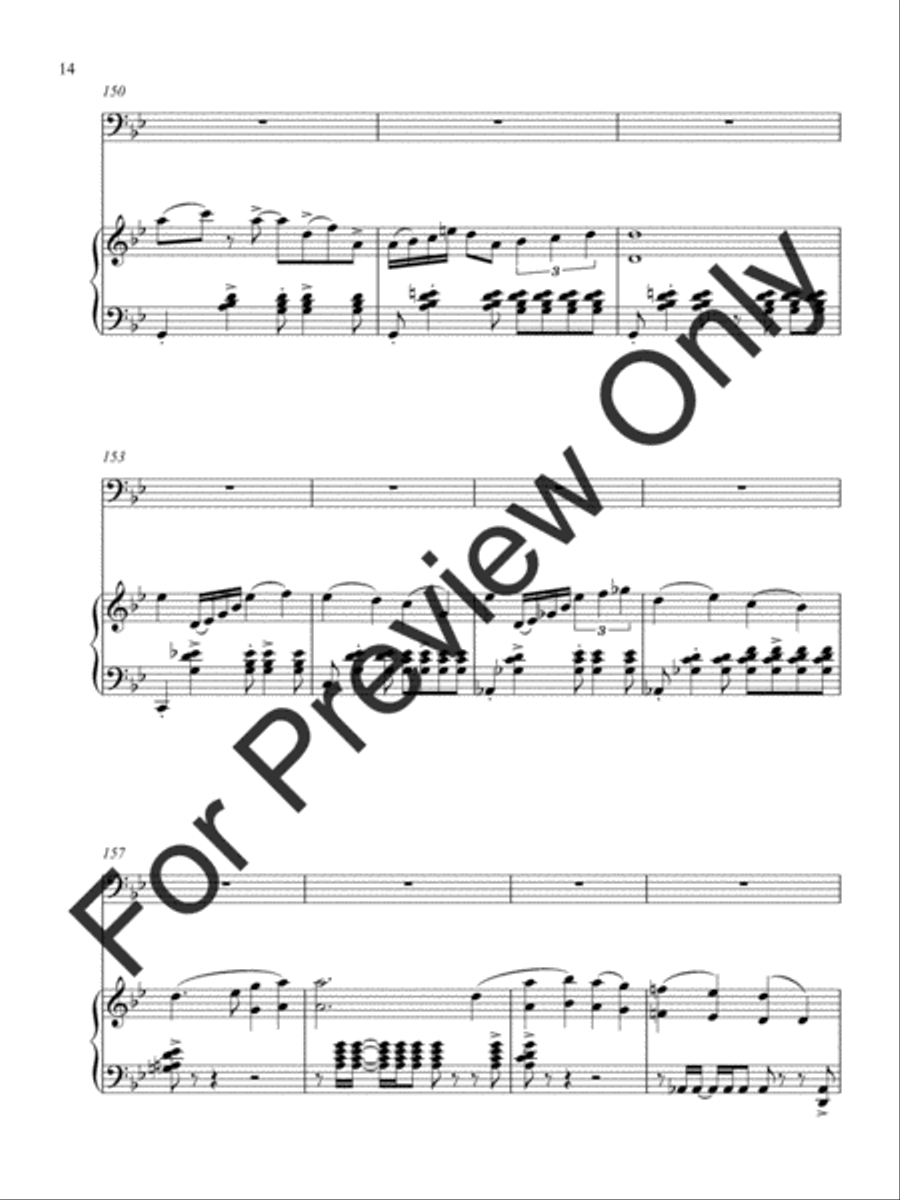 Rhapsody For Trombone Trombone scores gallery preview page 18