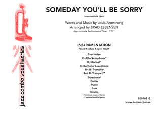 Someday You'll Be Sorry