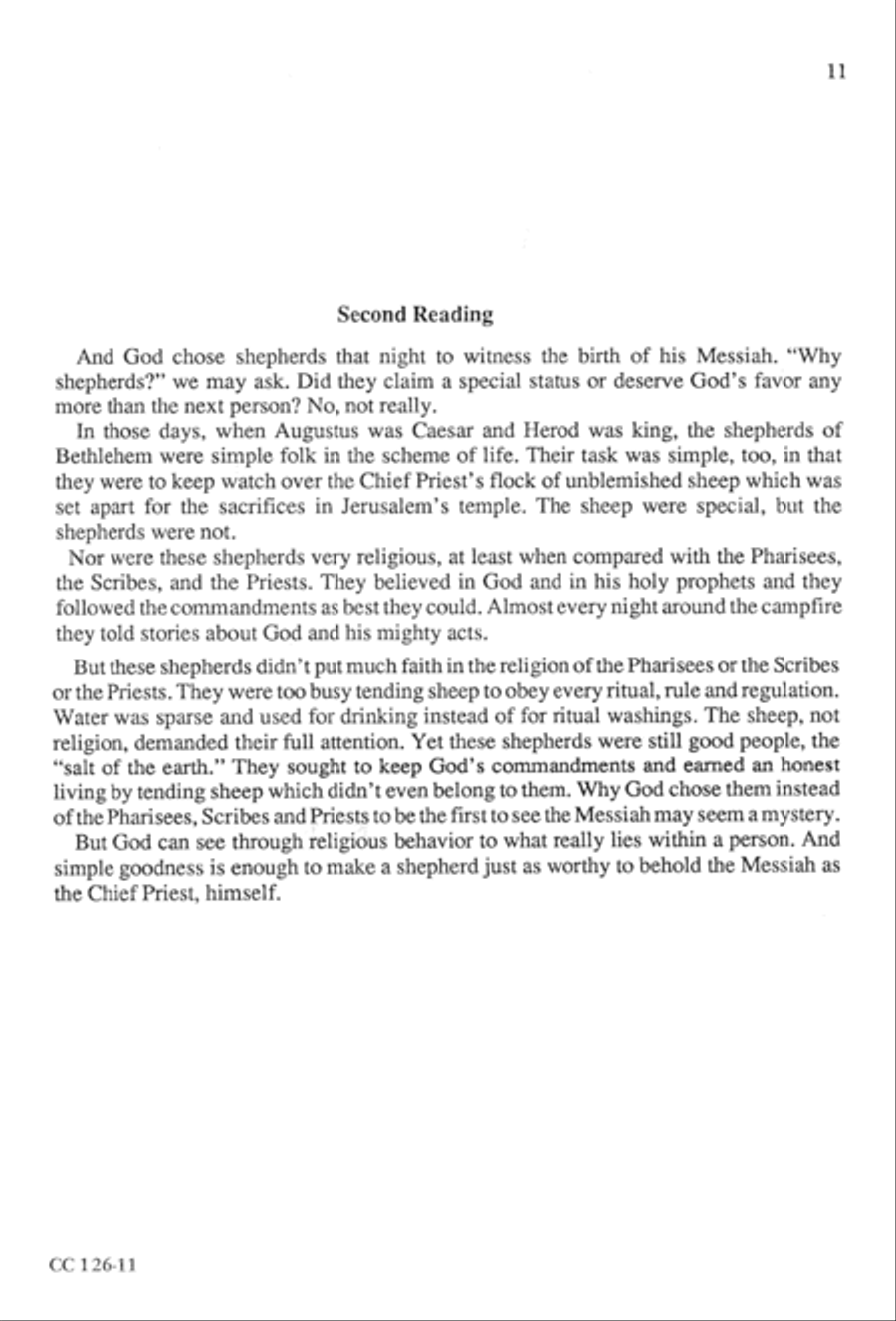 A Simple Christmas 3-Part scores gallery preview page 13